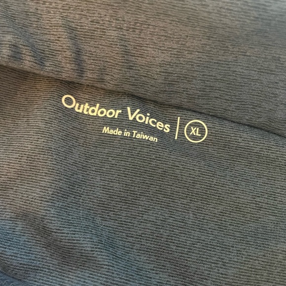 Outdoor Voices Tri Tone Blue Legging and Sports Bra Set XL - Picture 9 of 9